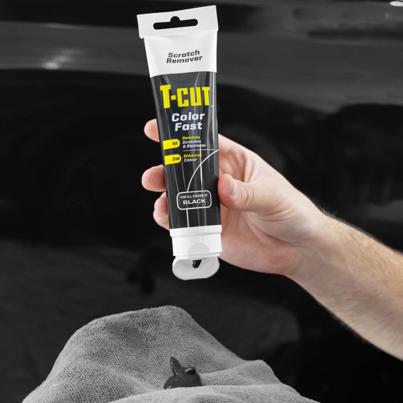T-Cut Black Scratch Remover, Color Fast Car Wax Polish Color Enhancer, 5.3 Oz - Image 2
